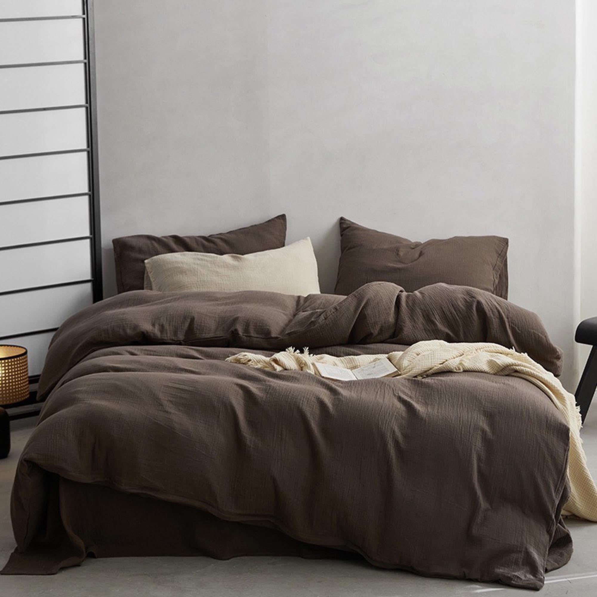 Crinkled Cotton Bedding Set