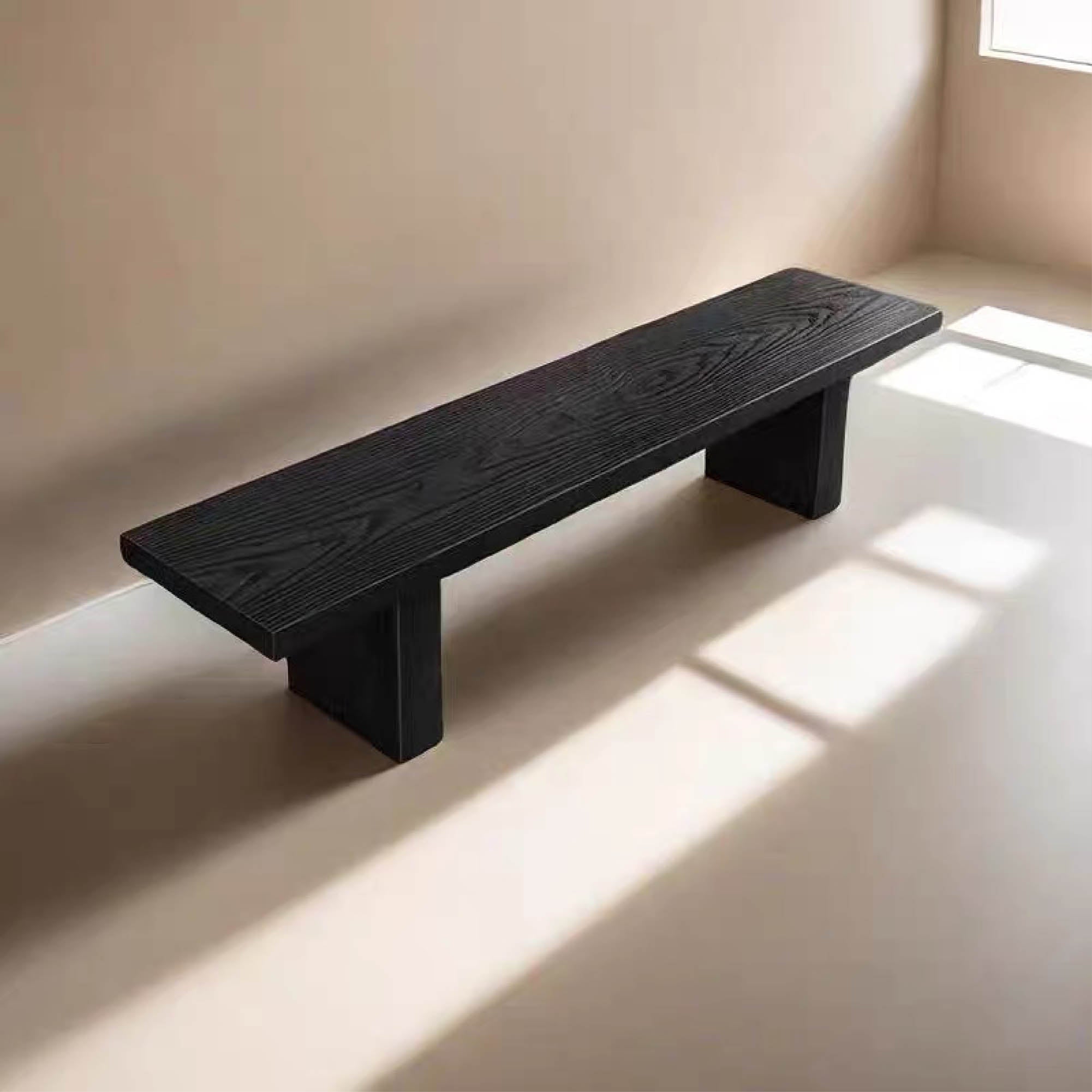 HEWN Wooden Bench