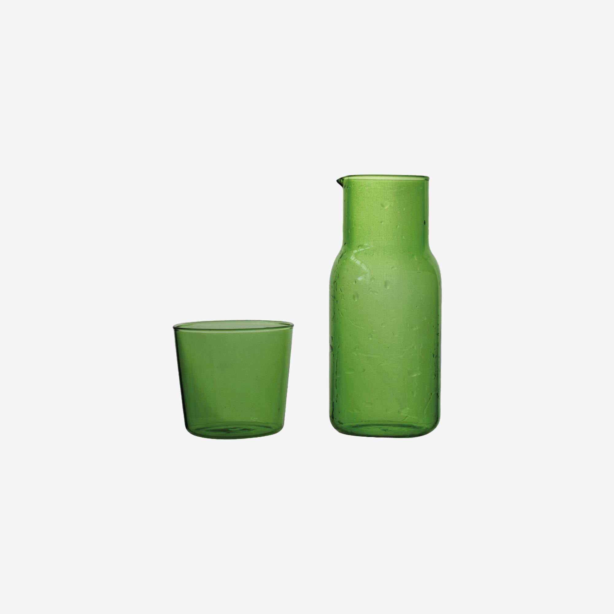 Color Carafe with Tumblr Glass