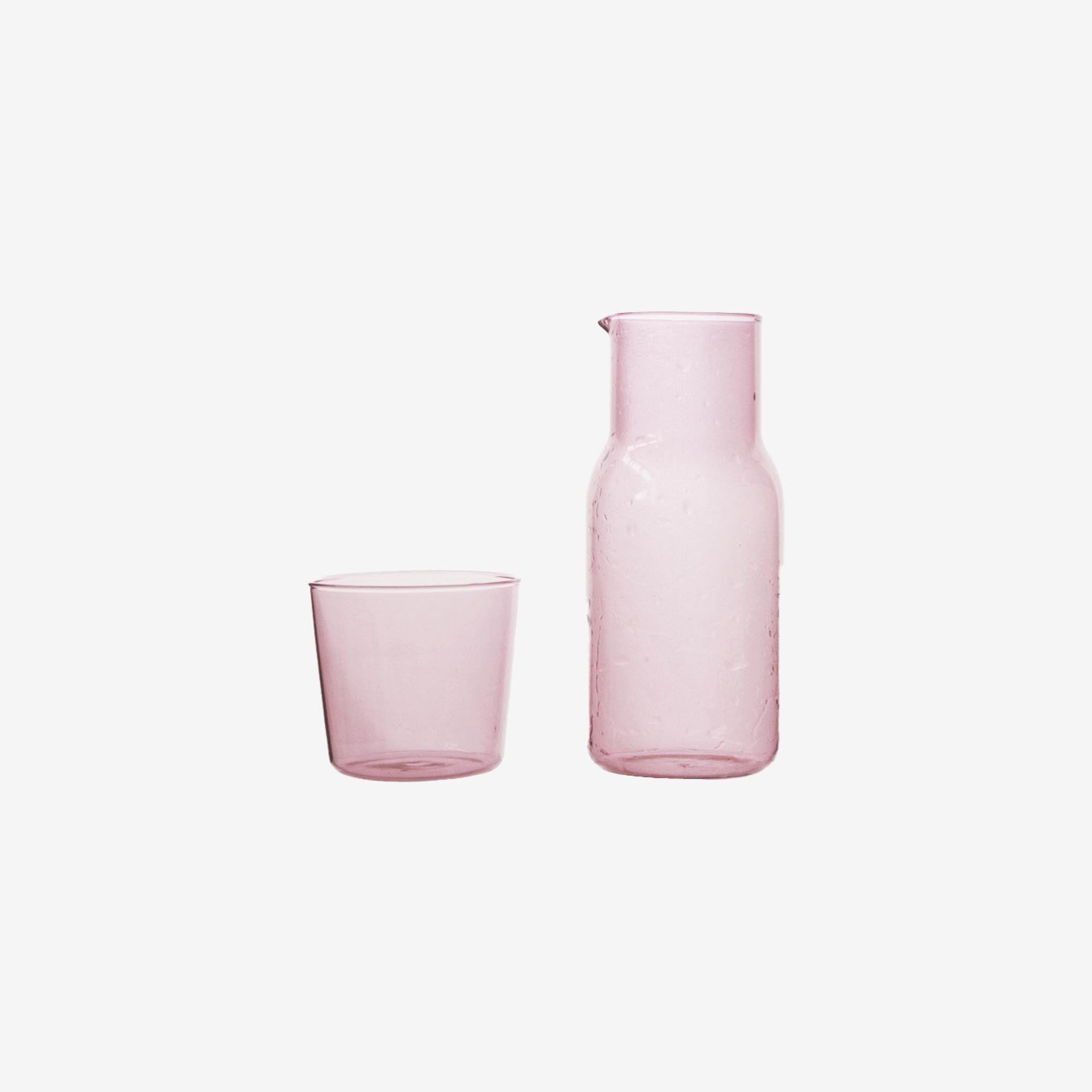 Color Carafe with Tumblr Glass