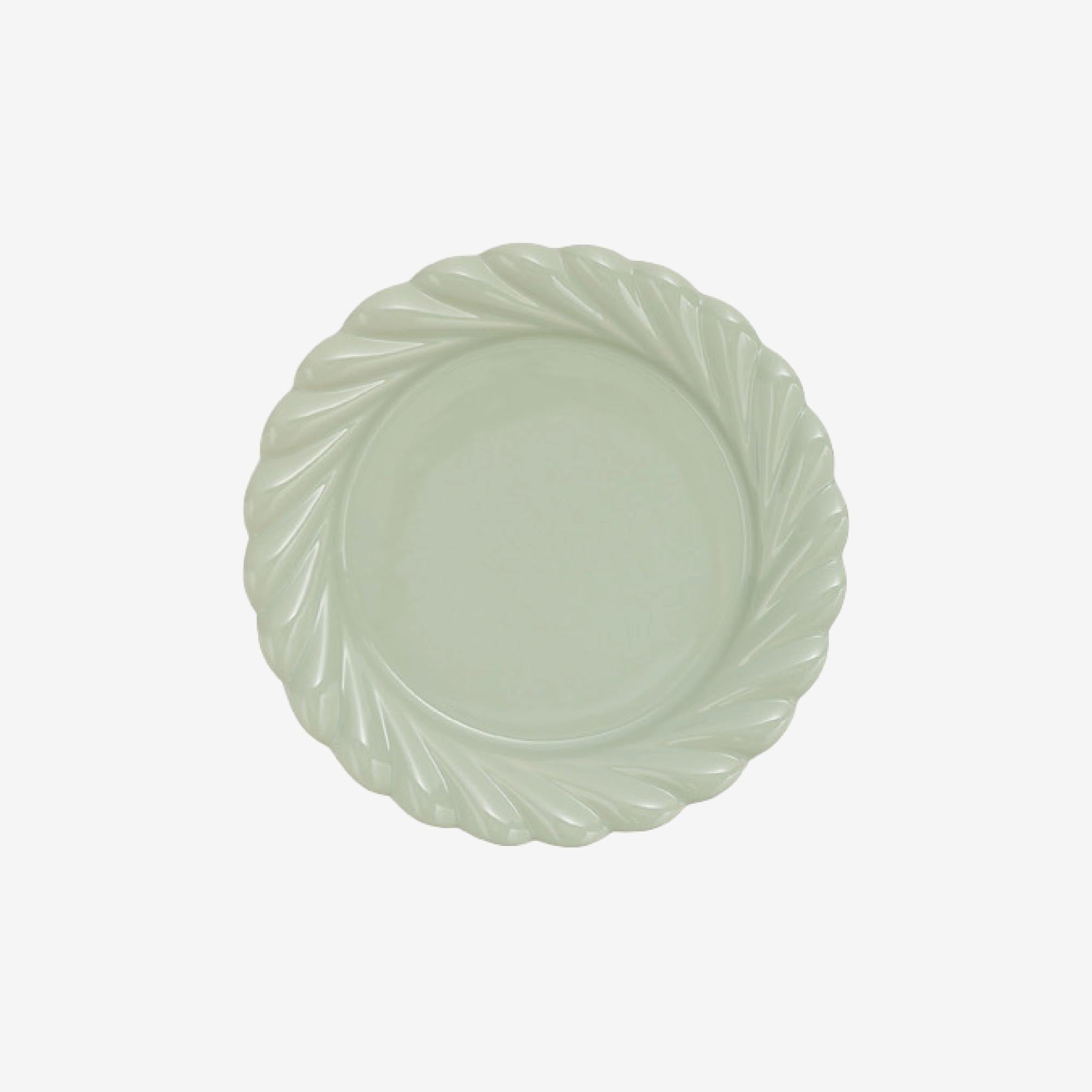 Swirl Edge Ceramic Plate