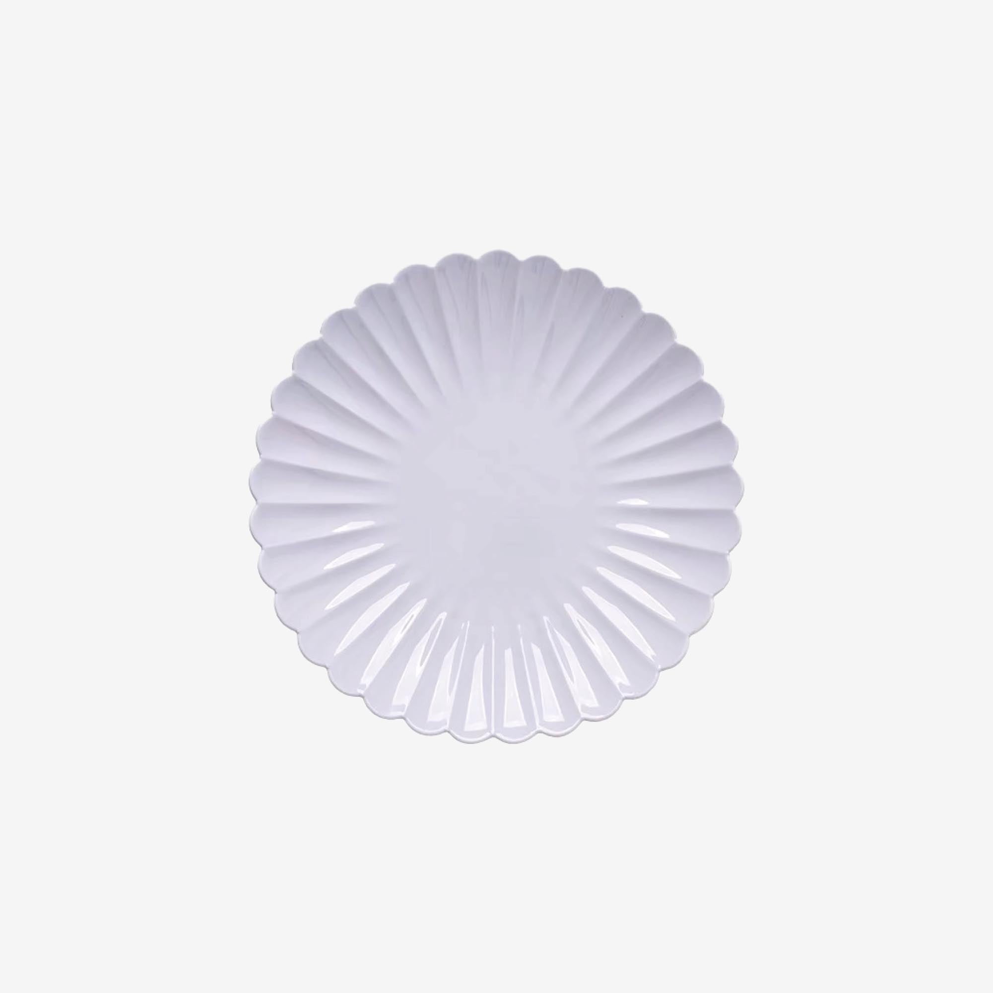 Lilac Scallop Plate