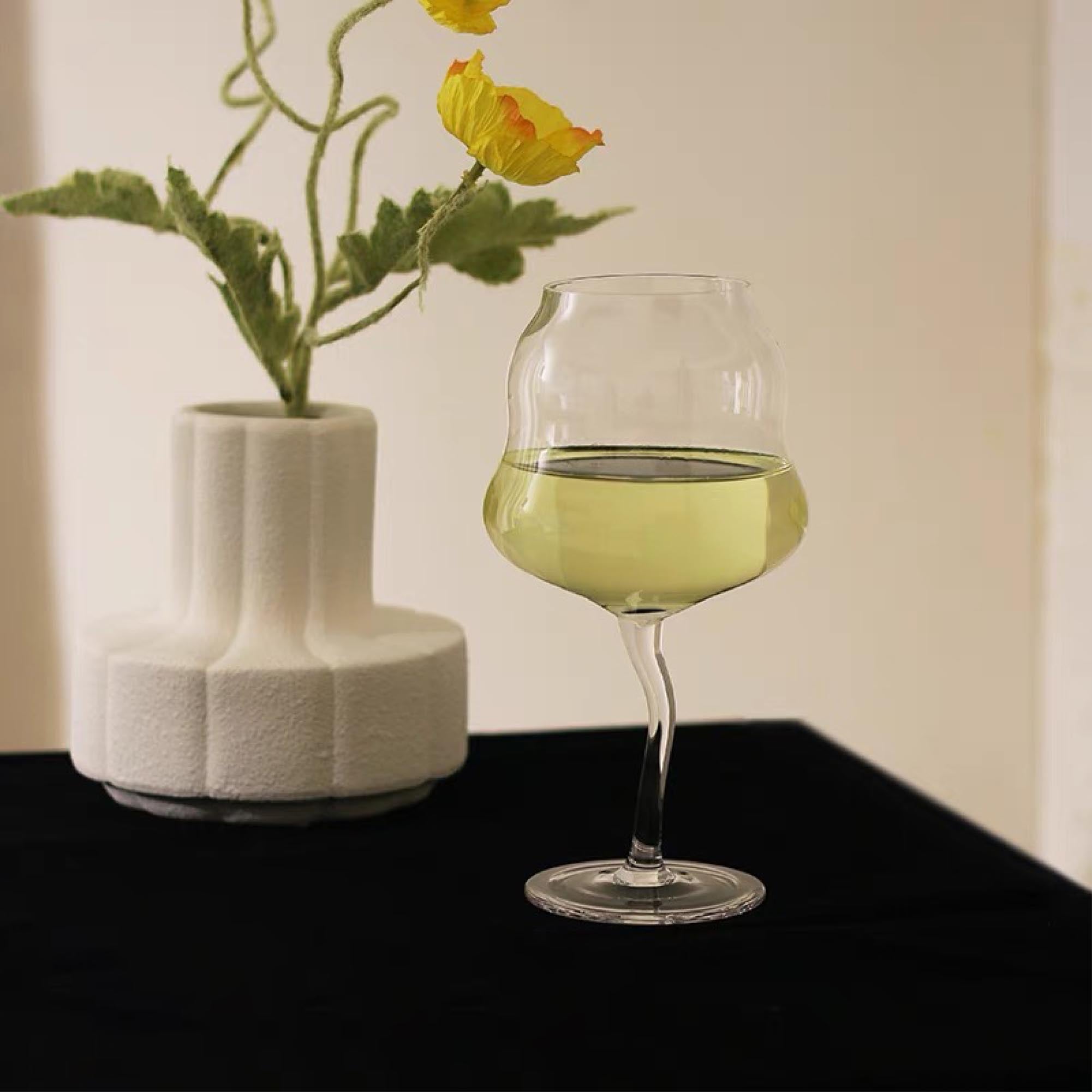 Squiggle Wine Glass