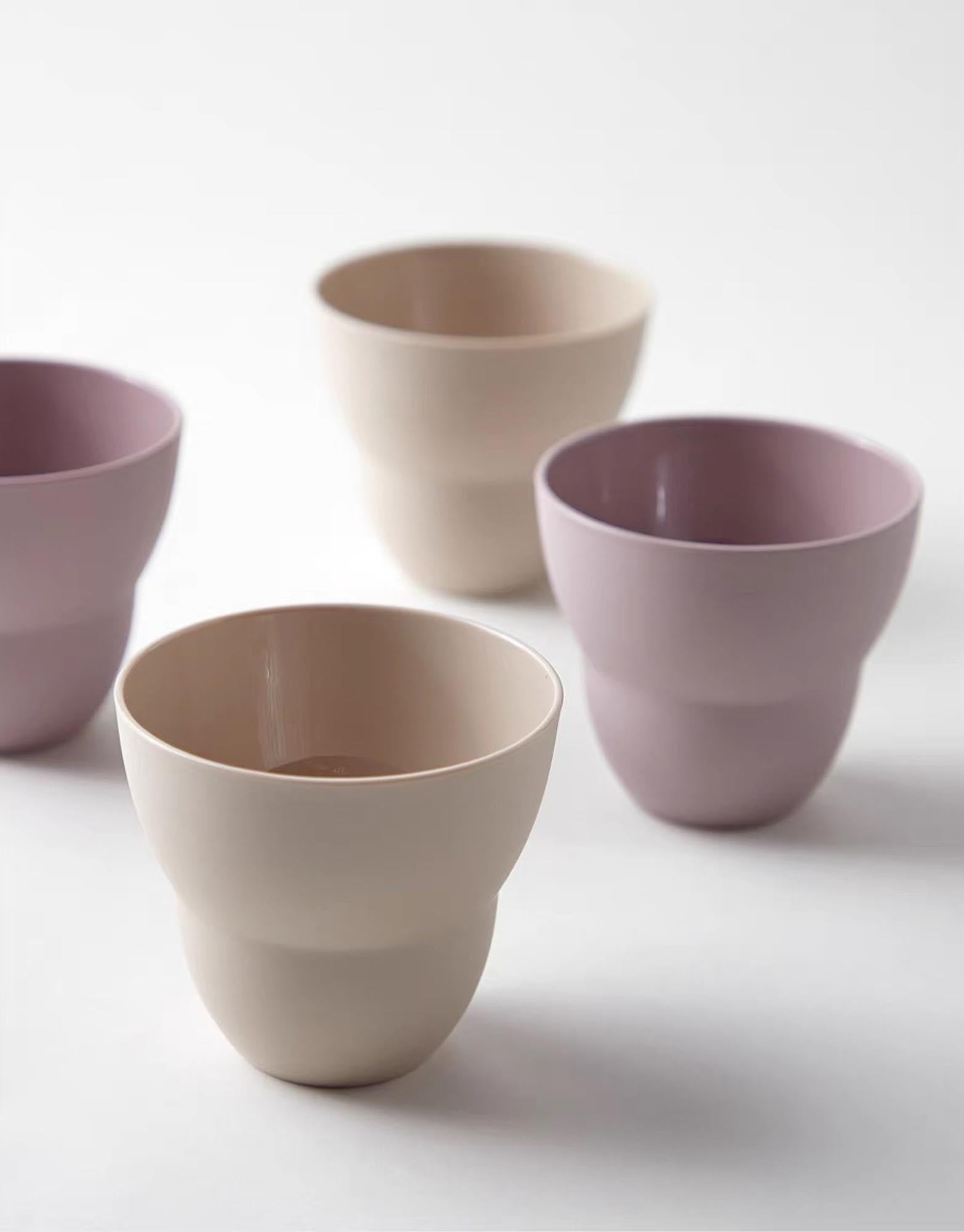 Curved Ceramic Cup