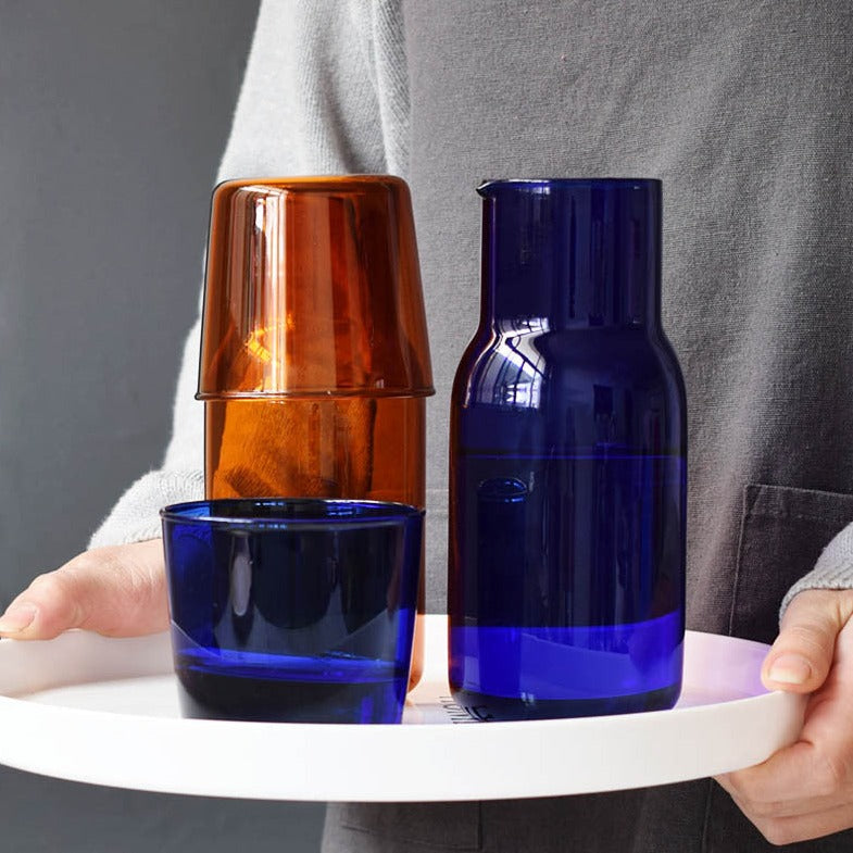 Color Carafe with Tumblr Glass