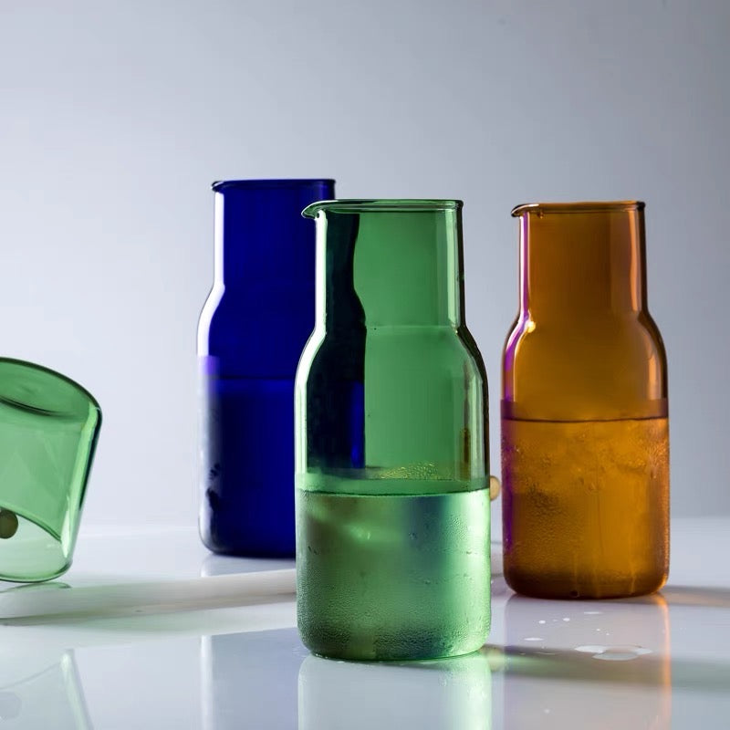 Color Carafe with Tumblr Glass