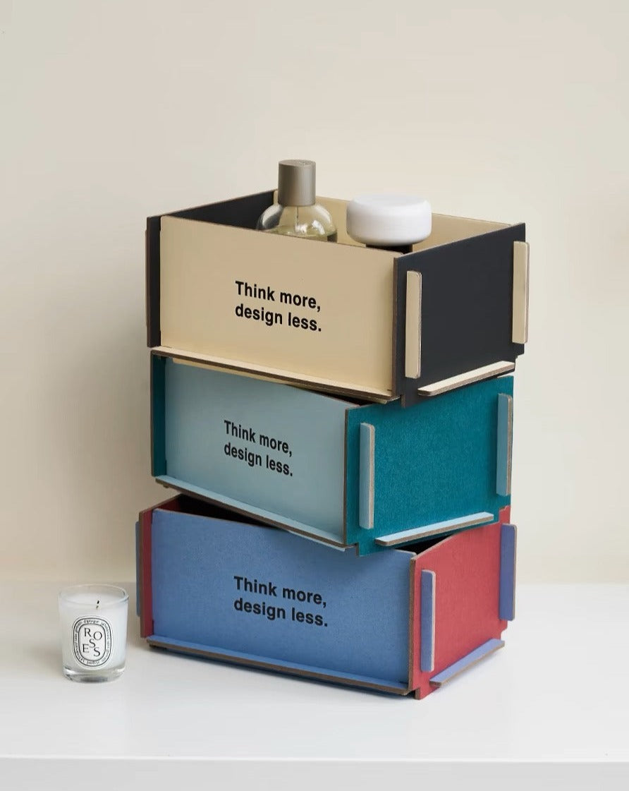 Think more, Design Less Stackable Crate Box
