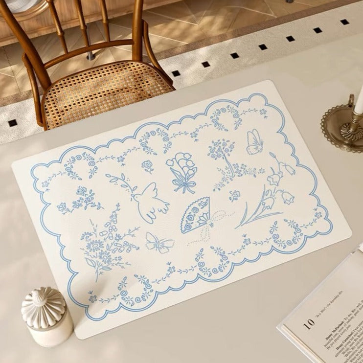 French Country Baby Blue Placemat