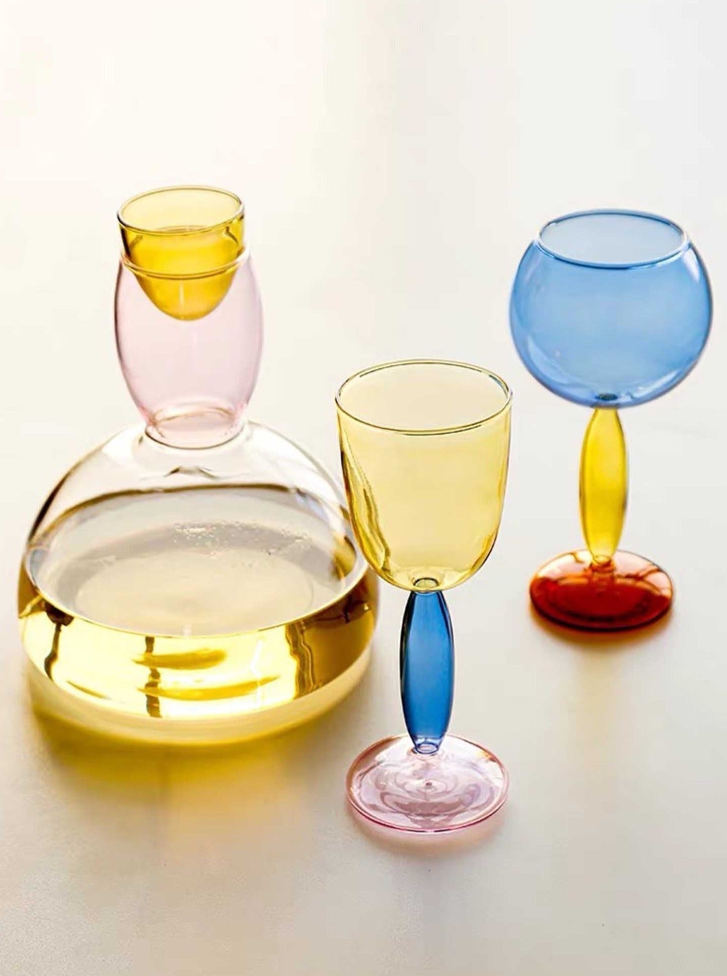 Round Wine Glass