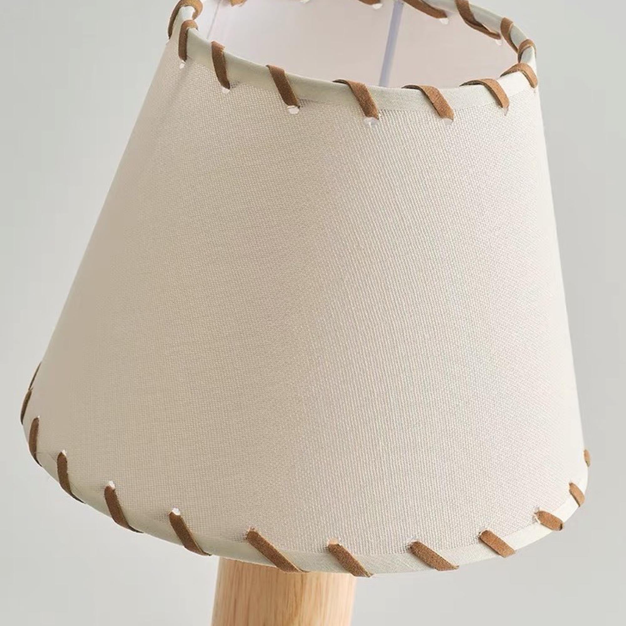 Stitch Table Lamp with Metal Base