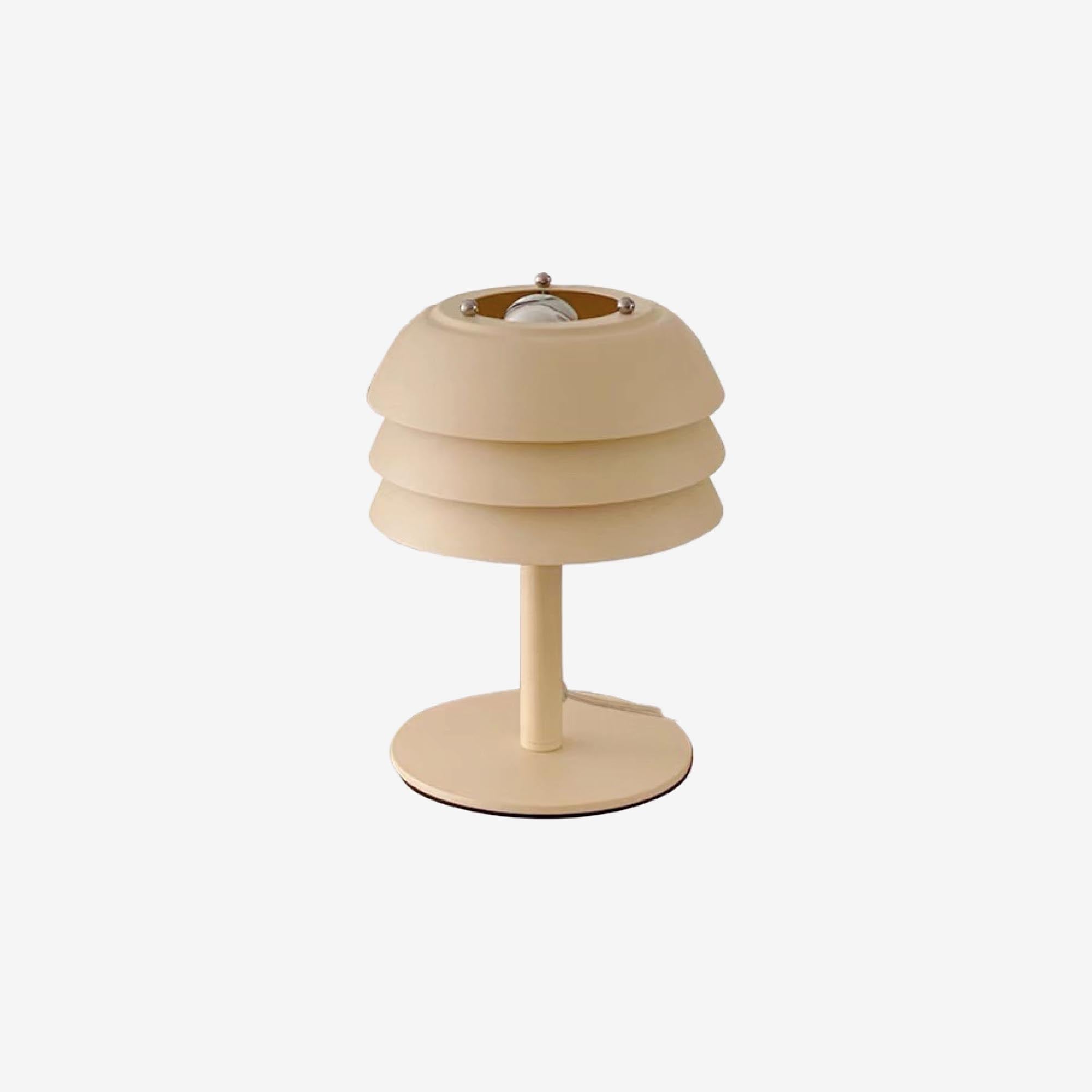 Beige Tier Table Lamp