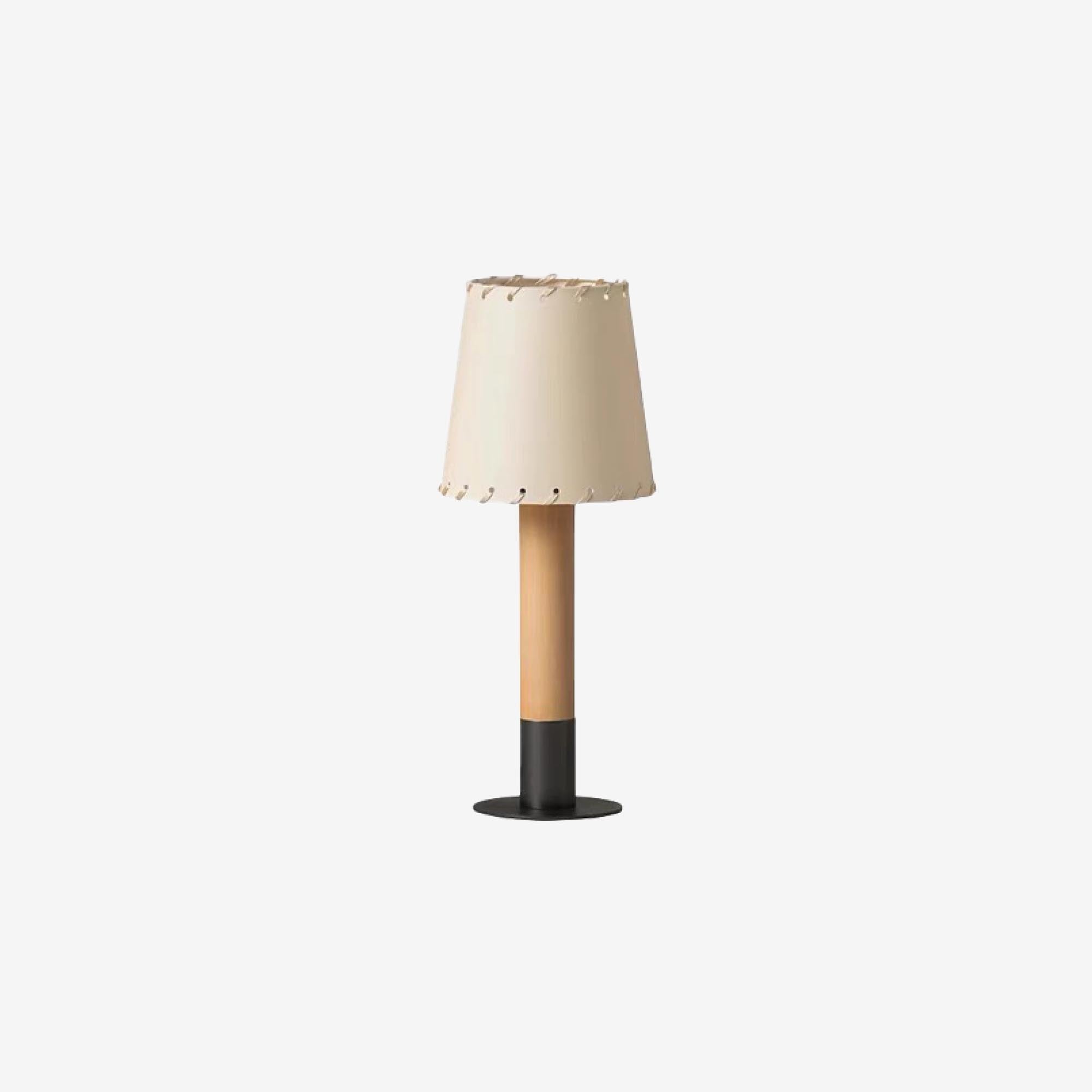 Stitch Table Lamp with Metal Base