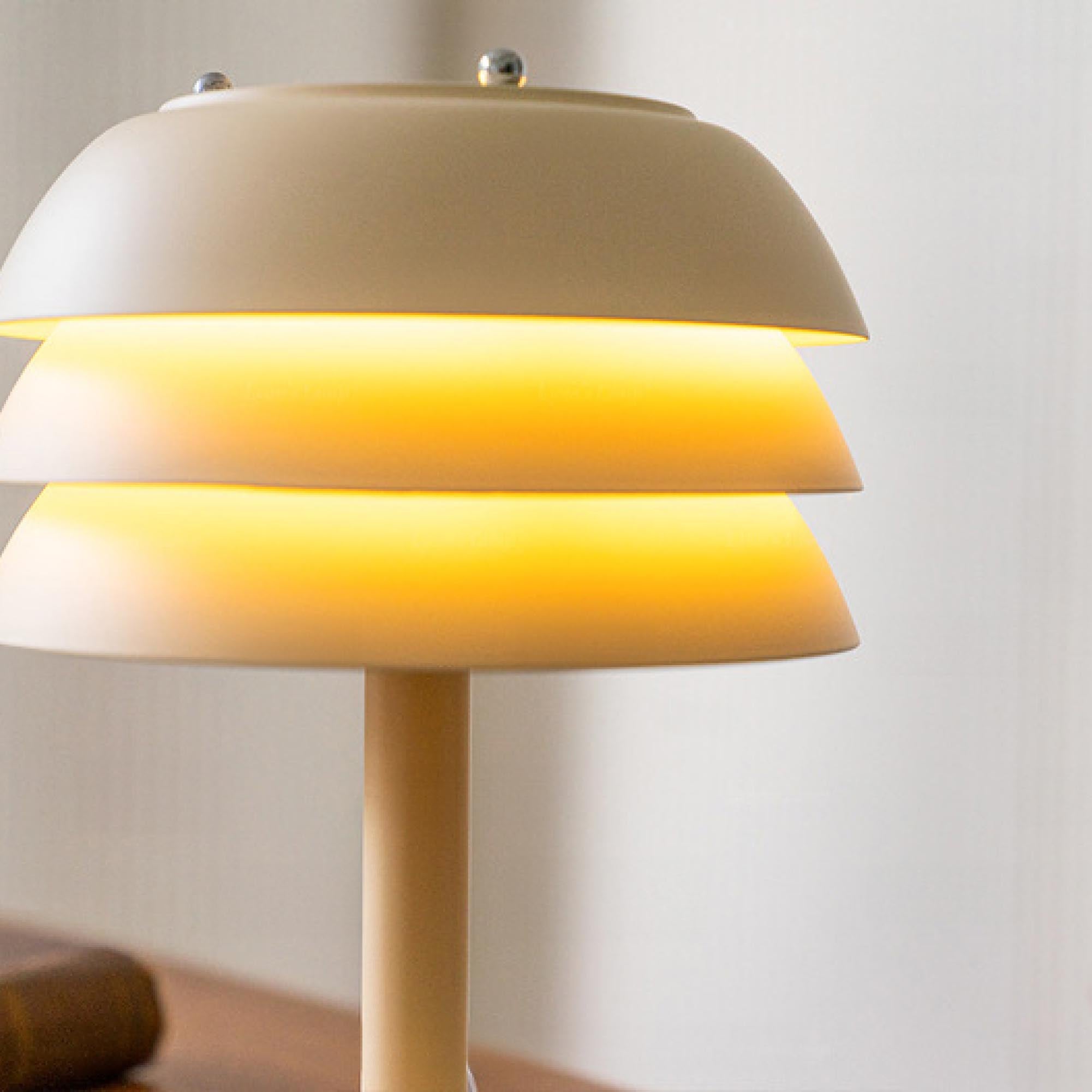 Beige Tier Table Lamp