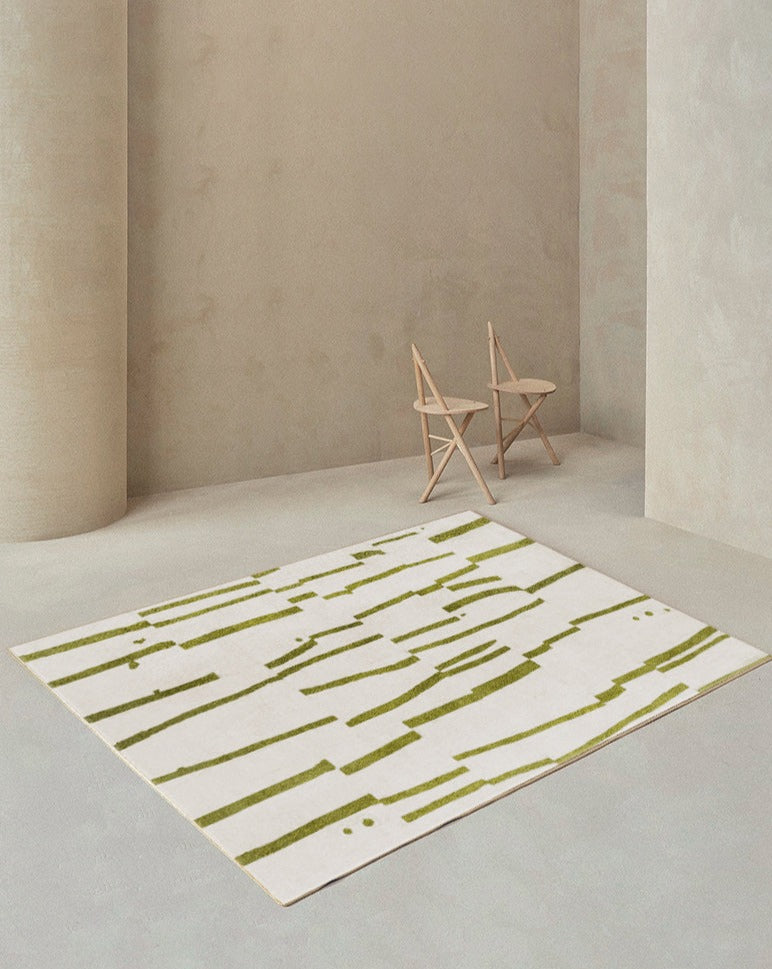 Green Bamboo Rug