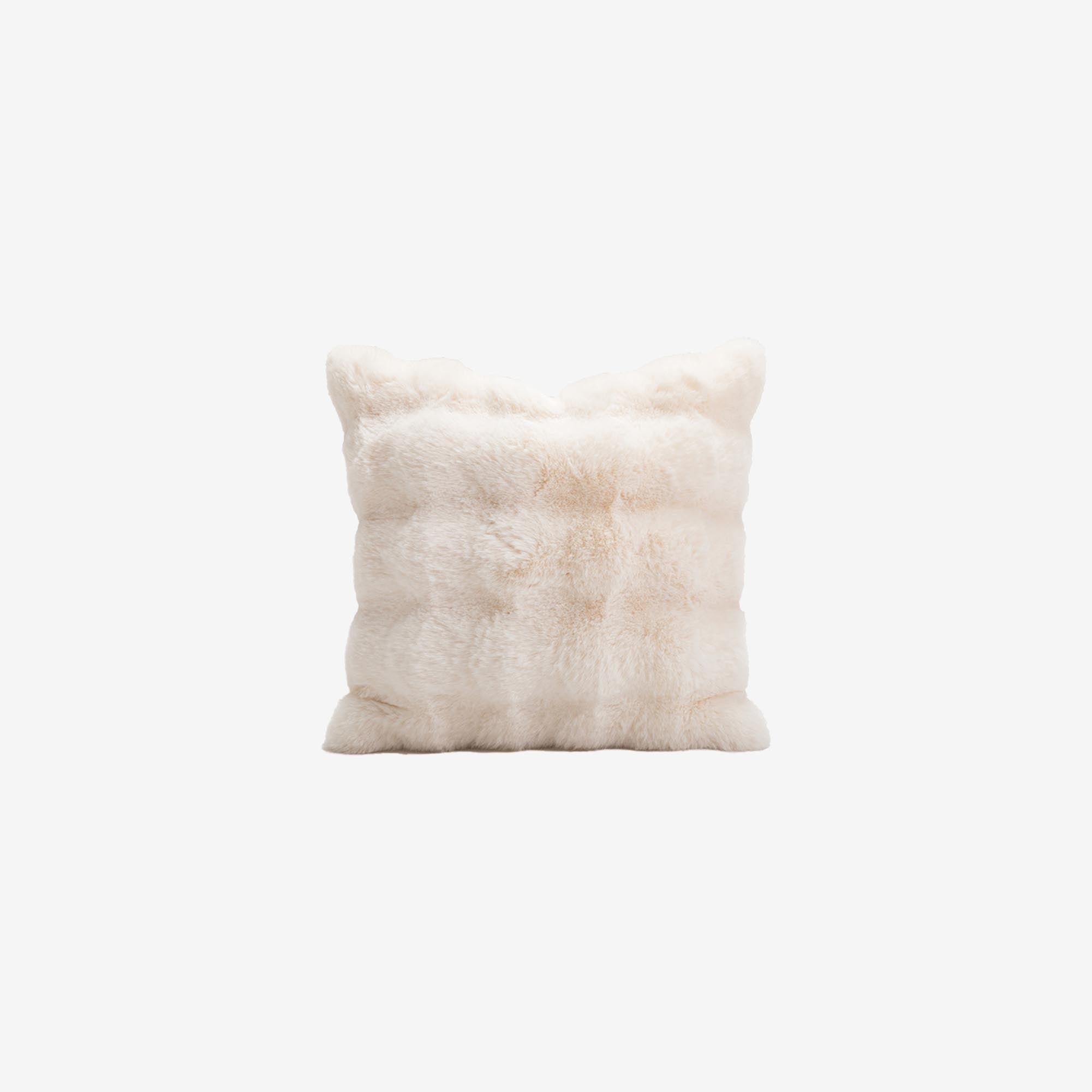 Faux Rabbit Fur Cushion Cover