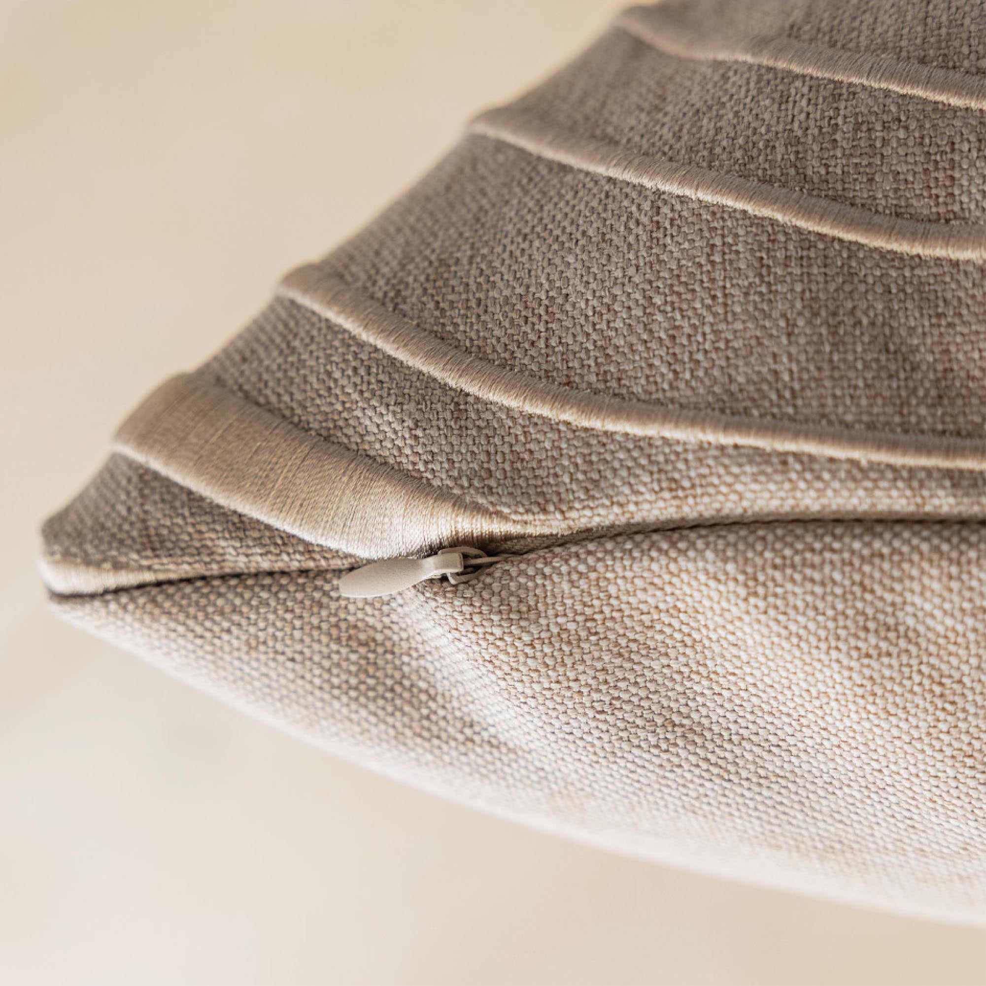 Curl Taupe Cushion Cover