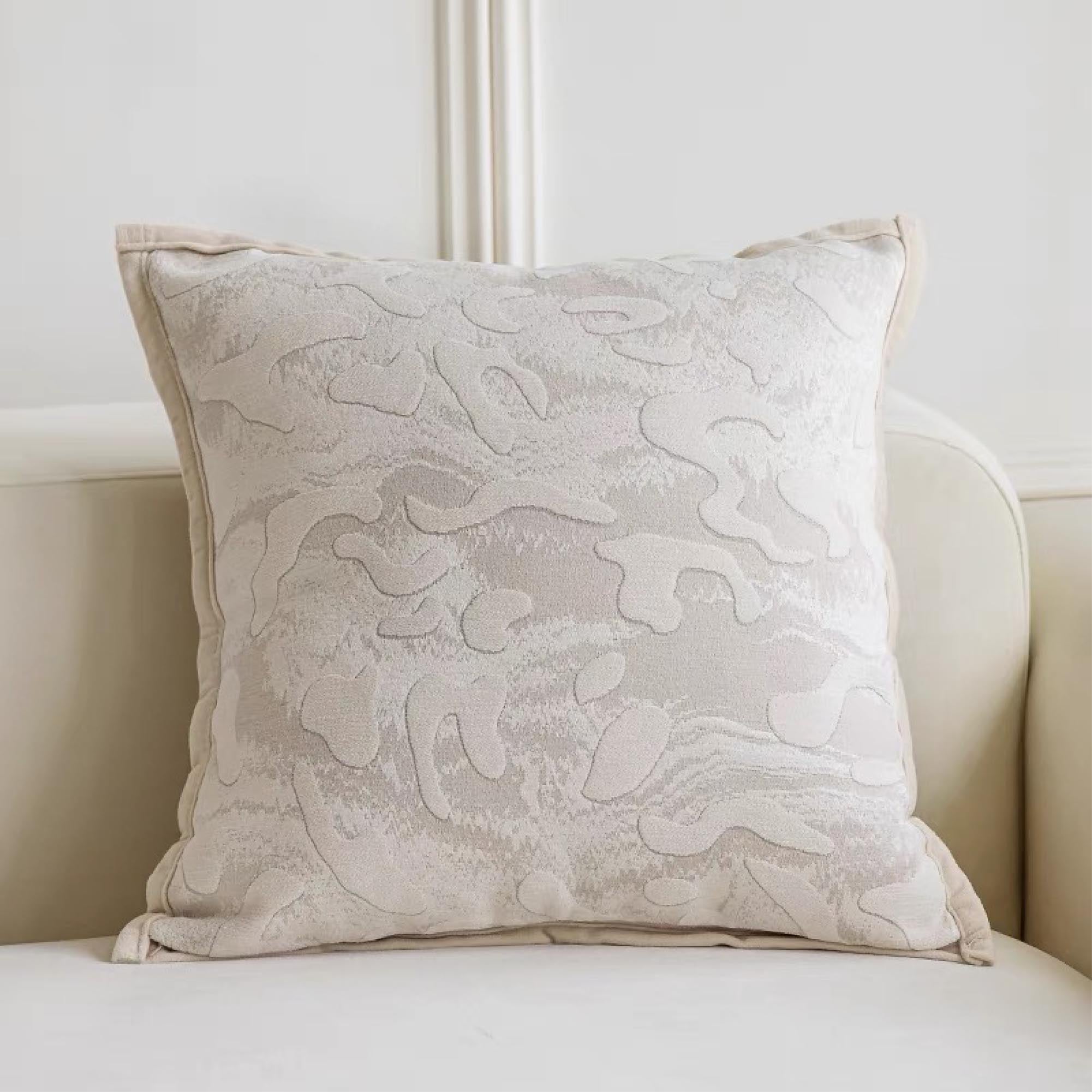 Blotch Embroidered Cushion Cover