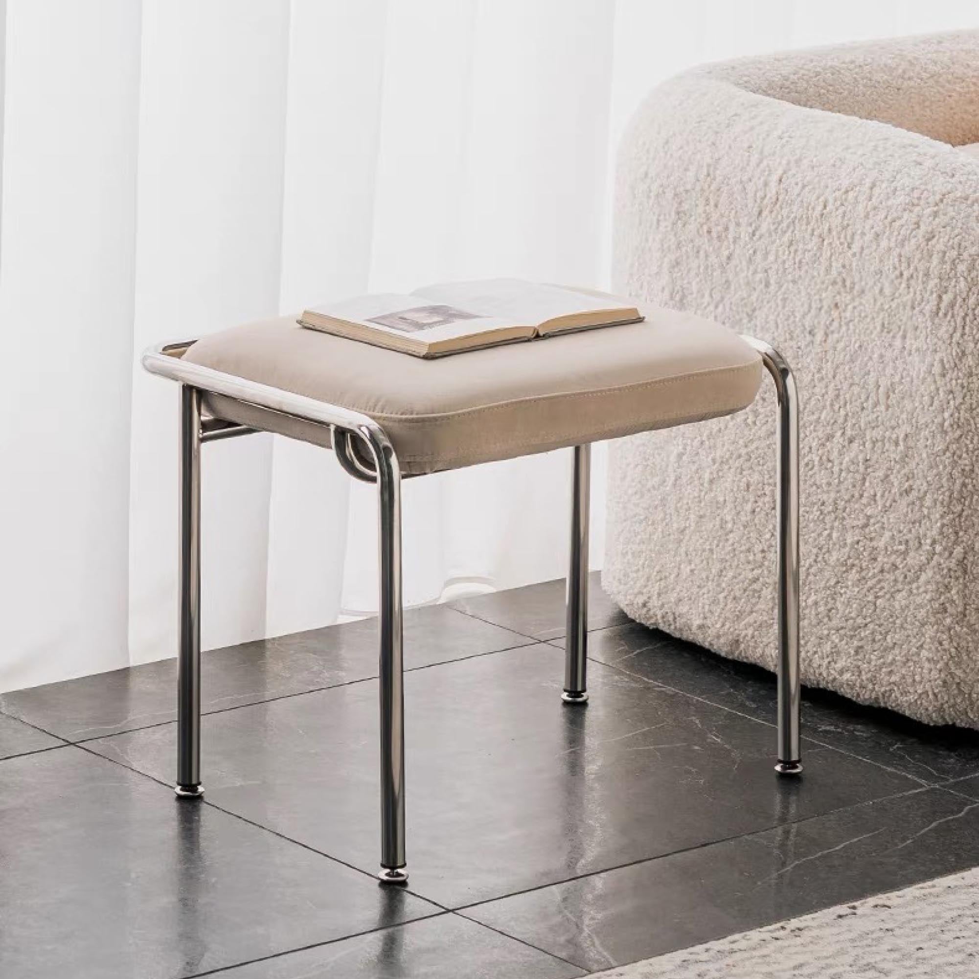 CRESC Fabric Stool