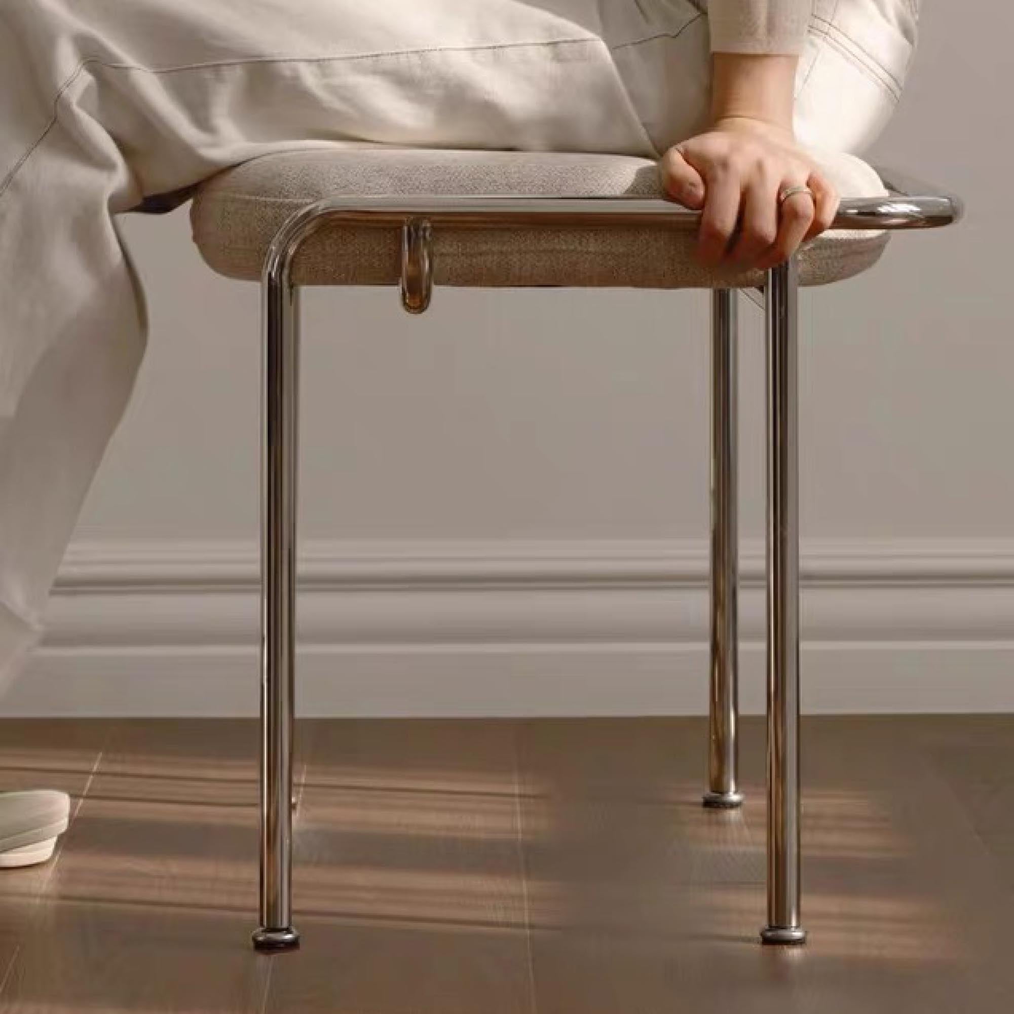 CRESC Fabric Stool