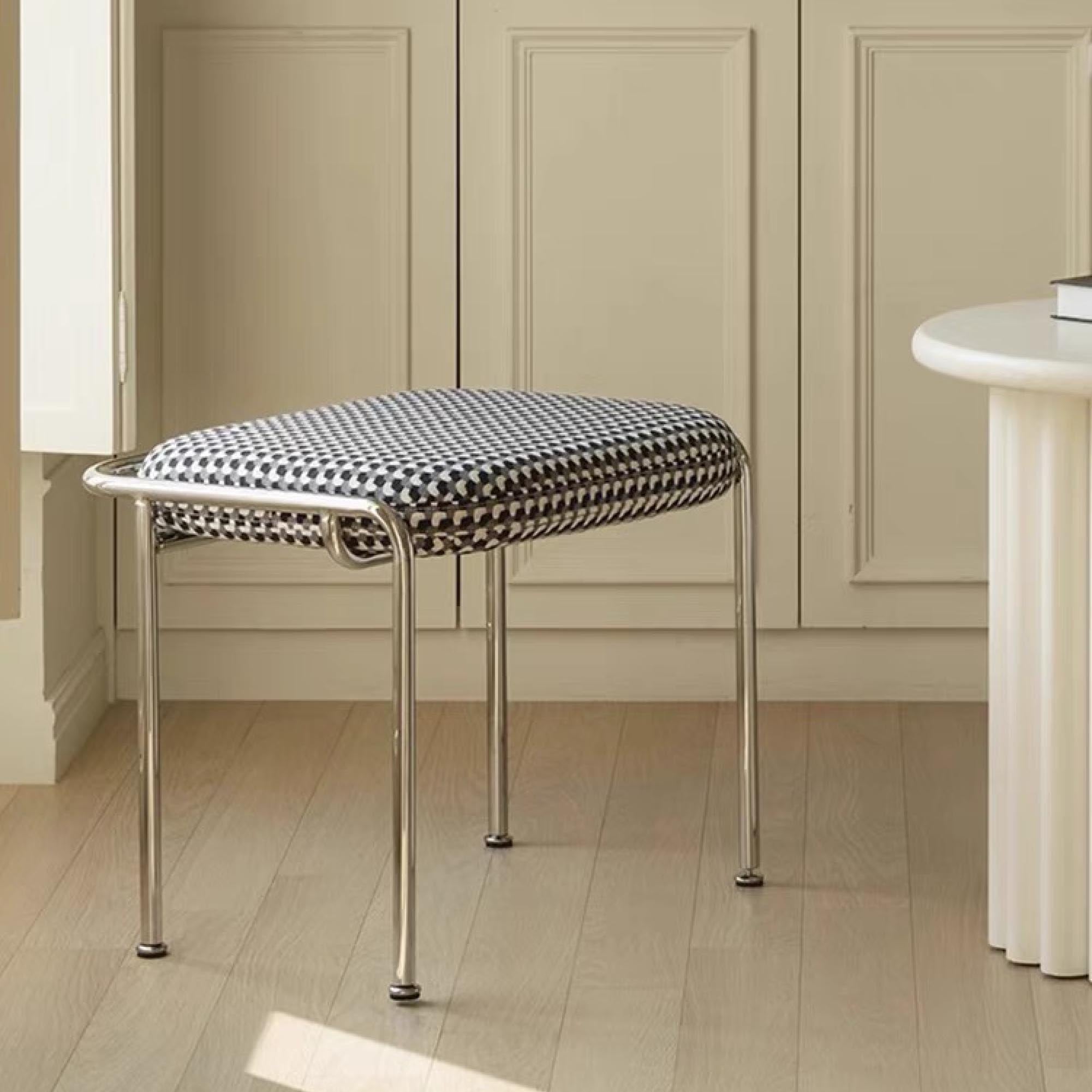 CRESC Fabric Stool