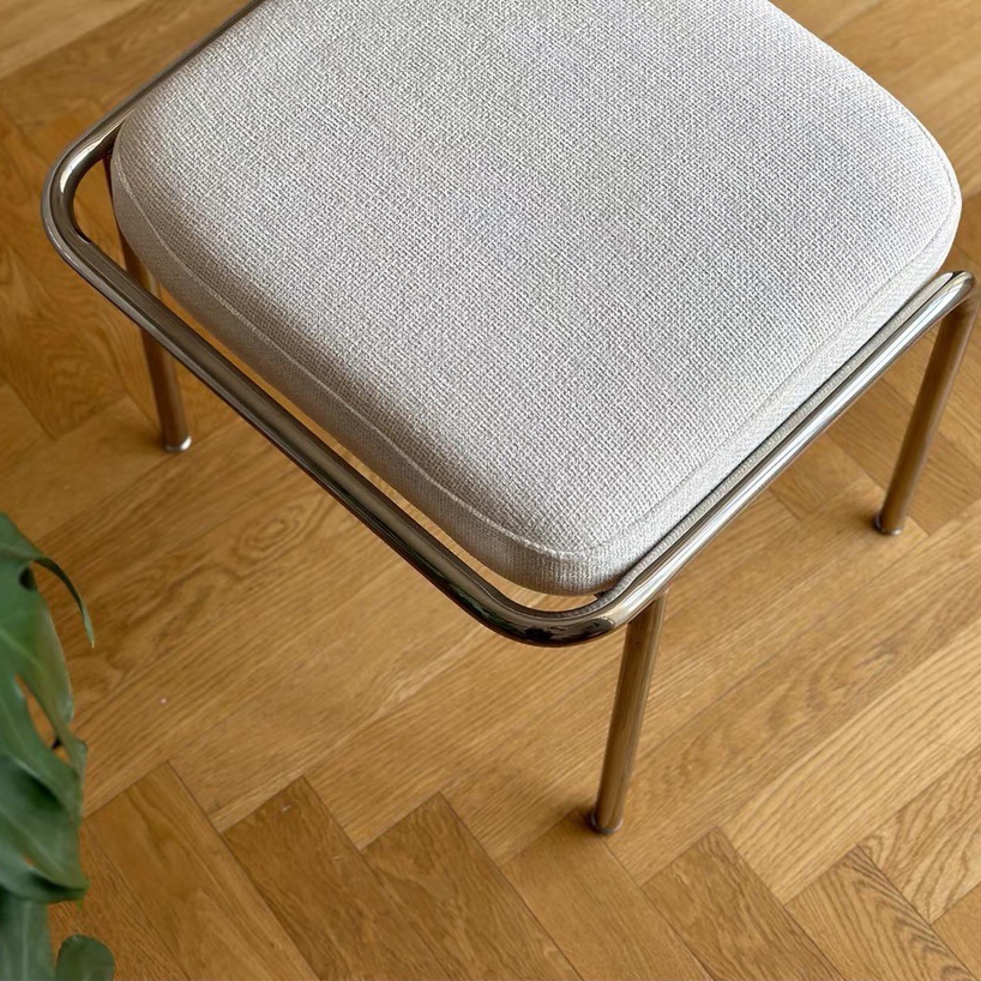 CRESC Fabric Stool