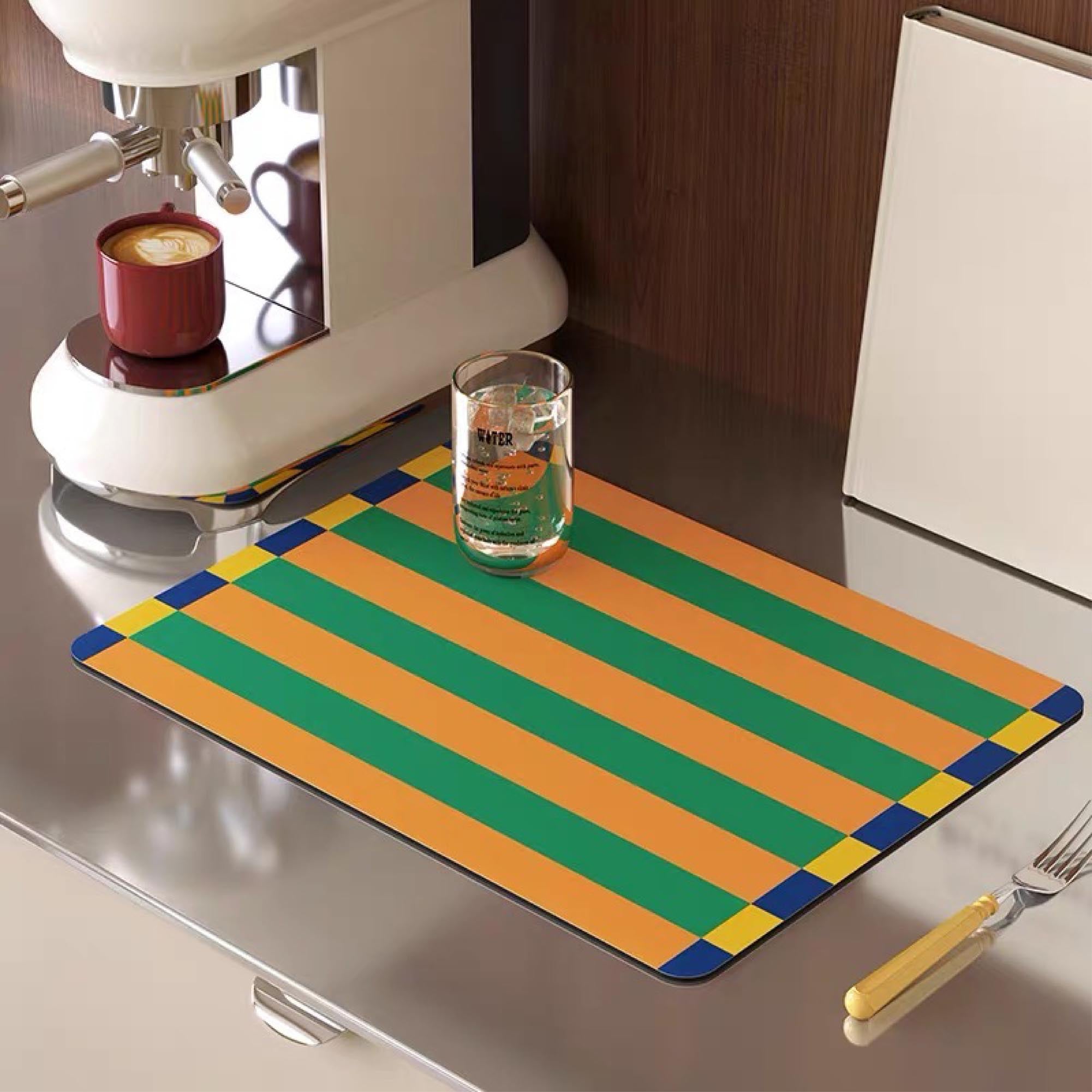 Color-Blocking Striped Placemat