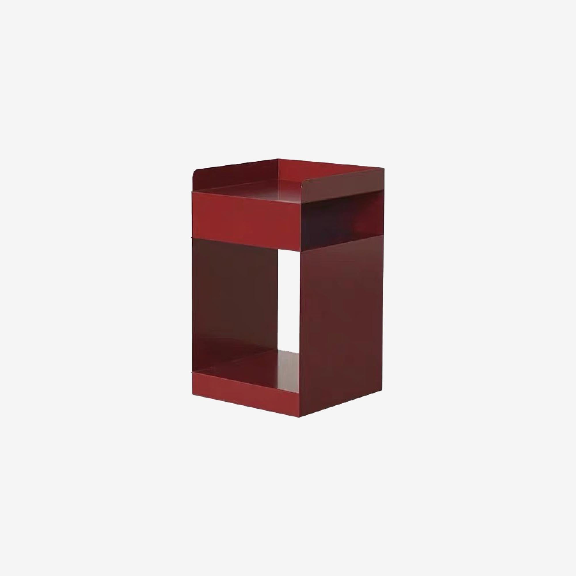 Cube Side Cabinet with Wheels