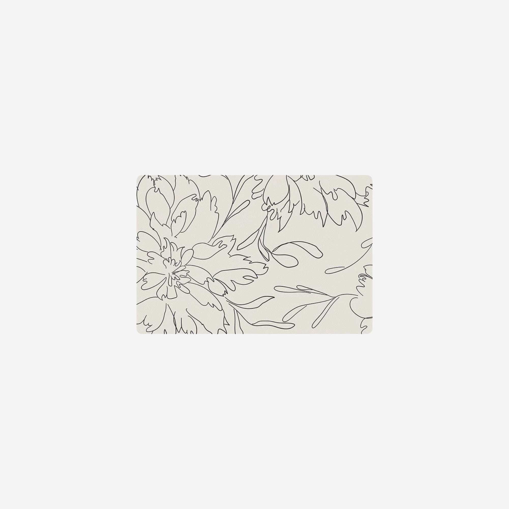 Floral Monochrome Placemat