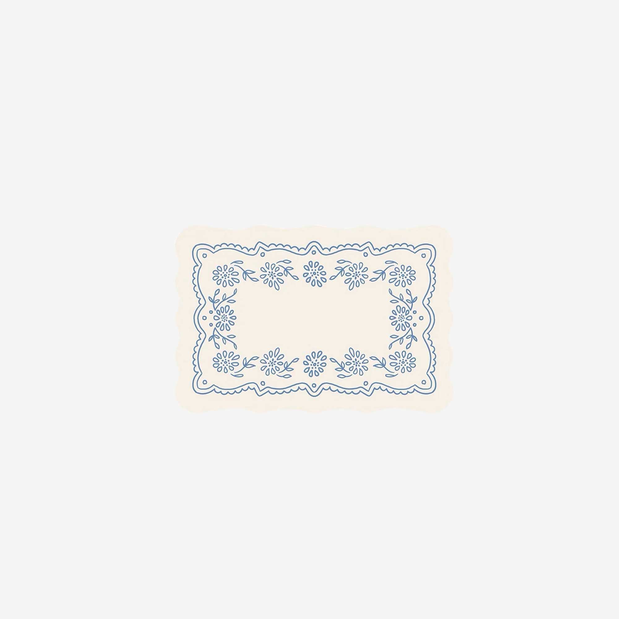 French Country Baby Blue Placemat